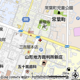 加藤鮎子新庄最上事務所周辺の地図