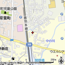 山形県新庄市金沢861-12周辺の地図