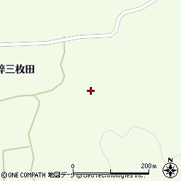 宮城県栗原市築館芋埣新相撲坂周辺の地図