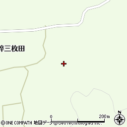 宮城県栗原市築館（芋埣新相撲坂）周辺の地図