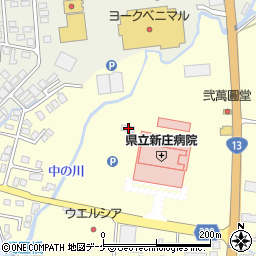 山形県新庄市金沢702周辺の地図