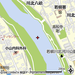 迫川周辺の地図