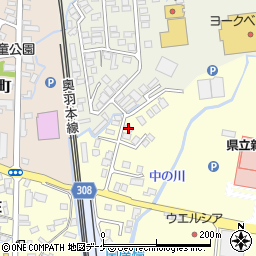 山形県新庄市金沢861周辺の地図