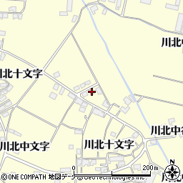 宮城県栗原市若柳川北中文字26周辺の地図