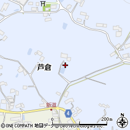 宮城県登米市石越町北郷芦倉121周辺の地図