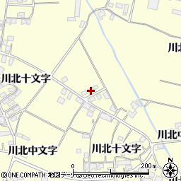 宮城県栗原市若柳川北中文字26-2周辺の地図