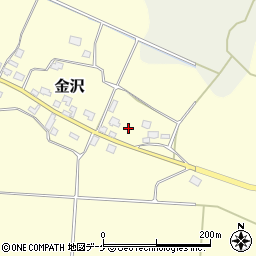 山形県新庄市金沢502周辺の地図