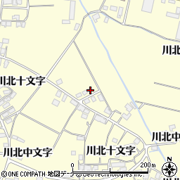 宮城県栗原市若柳川北中文字26-3周辺の地図