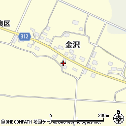 山形県新庄市金沢511周辺の地図