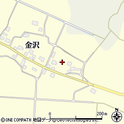 山形県新庄市金沢501周辺の地図