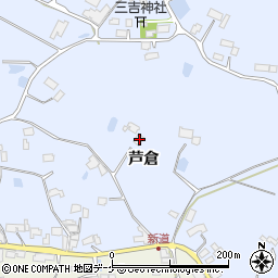 宮城県登米市石越町北郷芦倉84周辺の地図