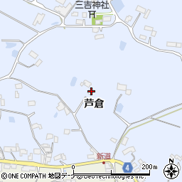 宮城県登米市石越町北郷芦倉84周辺の地図