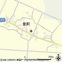 山形県新庄市金沢497周辺の地図