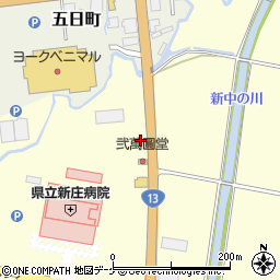 山形県新庄市金沢703周辺の地図