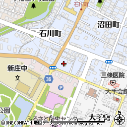 セブンイレブン新庄沼田町店周辺の地図