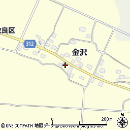 山形県新庄市金沢512周辺の地図