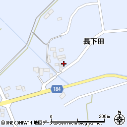 宮城県登米市石越町北郷長下田143周辺の地図