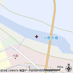 小泉大橋周辺の地図