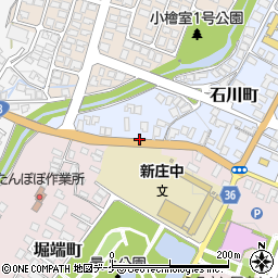 国道４５８号線周辺の地図