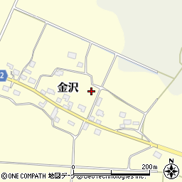山形県新庄市金沢498周辺の地図
