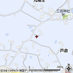 宮城県登米市石越町北郷芦倉61周辺の地図