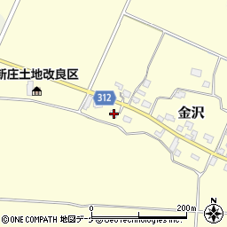 山形県新庄市金沢519周辺の地図