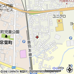 くるまやラーメン 新庄店周辺の地図