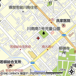 宮城県栗原市若柳（川南南大通）周辺の地図