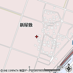 山形県鶴岡市新屋敷前田元周辺の地図
