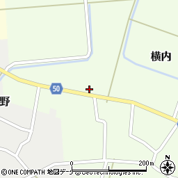 山形県東田川郡三川町横内月野木1周辺の地図
