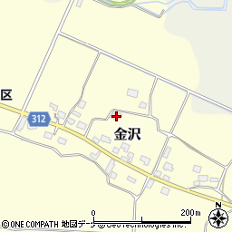 山形県新庄市金沢3143周辺の地図