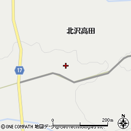 宮城県栗原市一迫北沢高田16周辺の地図