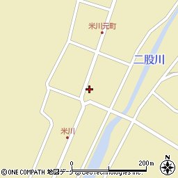 宮城県登米市東和町米川町周辺の地図