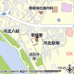 若柳警察署署所在地交番周辺の地図