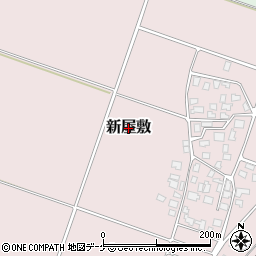 山形県鶴岡市新屋敷周辺の地図