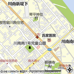 若柳上町周辺の地図
