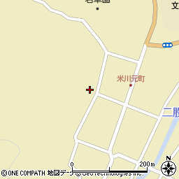 宮城県登米市東和町米川町裏57周辺の地図