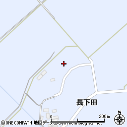 宮城県登米市石越町北郷長下田18周辺の地図