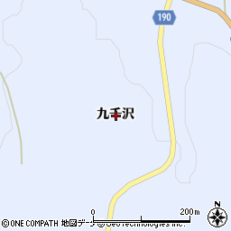 岩手県一関市花泉町永井九千沢周辺の地図