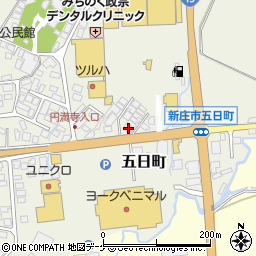 ユニオンソーシャルシステム株式会社　ピース五日町事業所周辺の地図