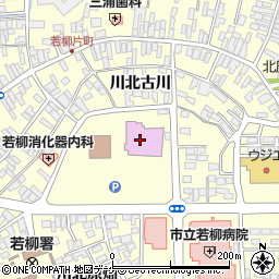 栗原市若柳総合文化センター周辺の地図