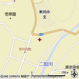 宮城県登米市東和町米川町124周辺の地図