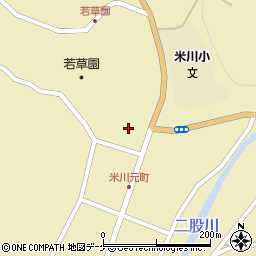 宮城県登米市東和町米川町2周辺の地図