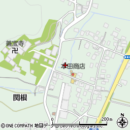 山形県鶴岡市下川関根107周辺の地図