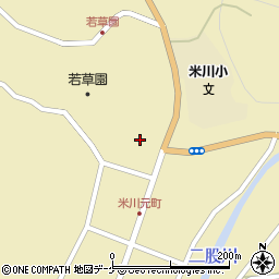 宮城県登米市東和町米川町1周辺の地図