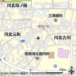 宮城県栗原市若柳川北片町1-5周辺の地図