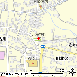北辰神社周辺の地図
