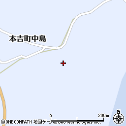 宮城県気仙沼市本吉町中島157周辺の地図