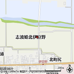 宮城県栗原市志波姫北伊豆野周辺の地図