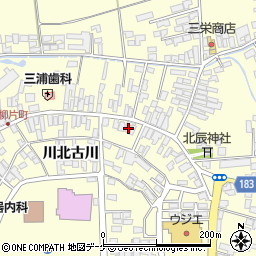 宮城県栗原市若柳川北片町27周辺の地図